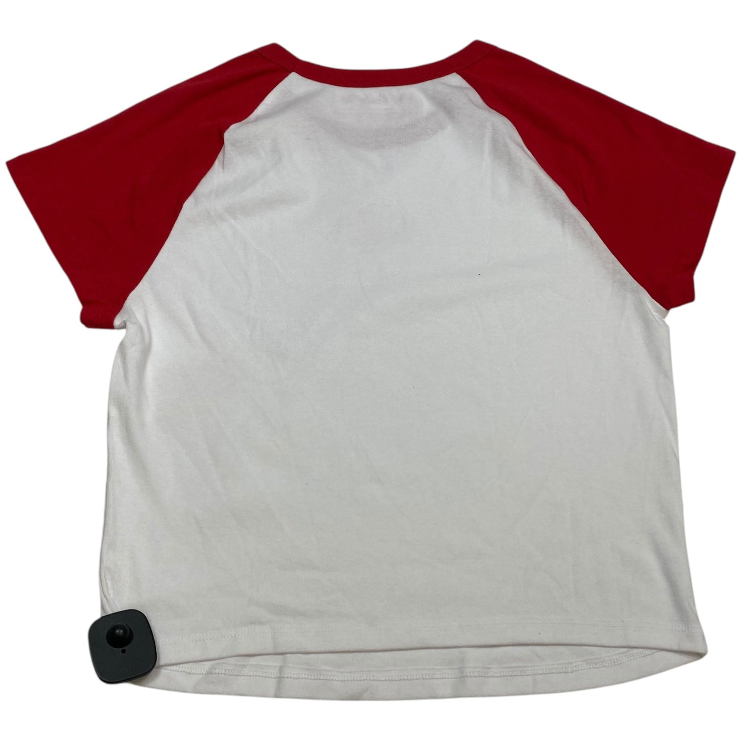 Top Short Sleeve By Girl Tribe Co In Red & White, Size: Xxl