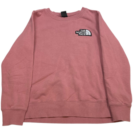 Athletic Sweatshirt Crewneck By The North Face In Pink, Size: M