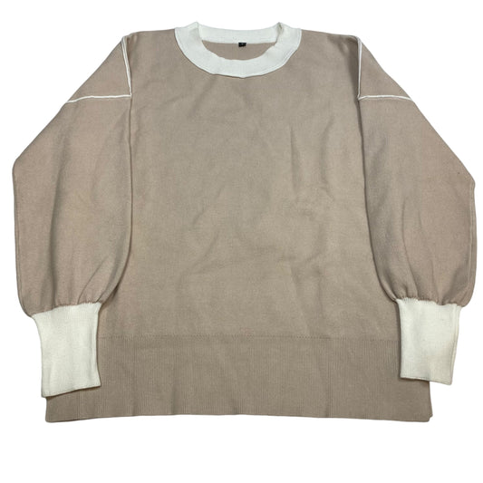 Sweater By Clothes Mentor In Tan, Size: S