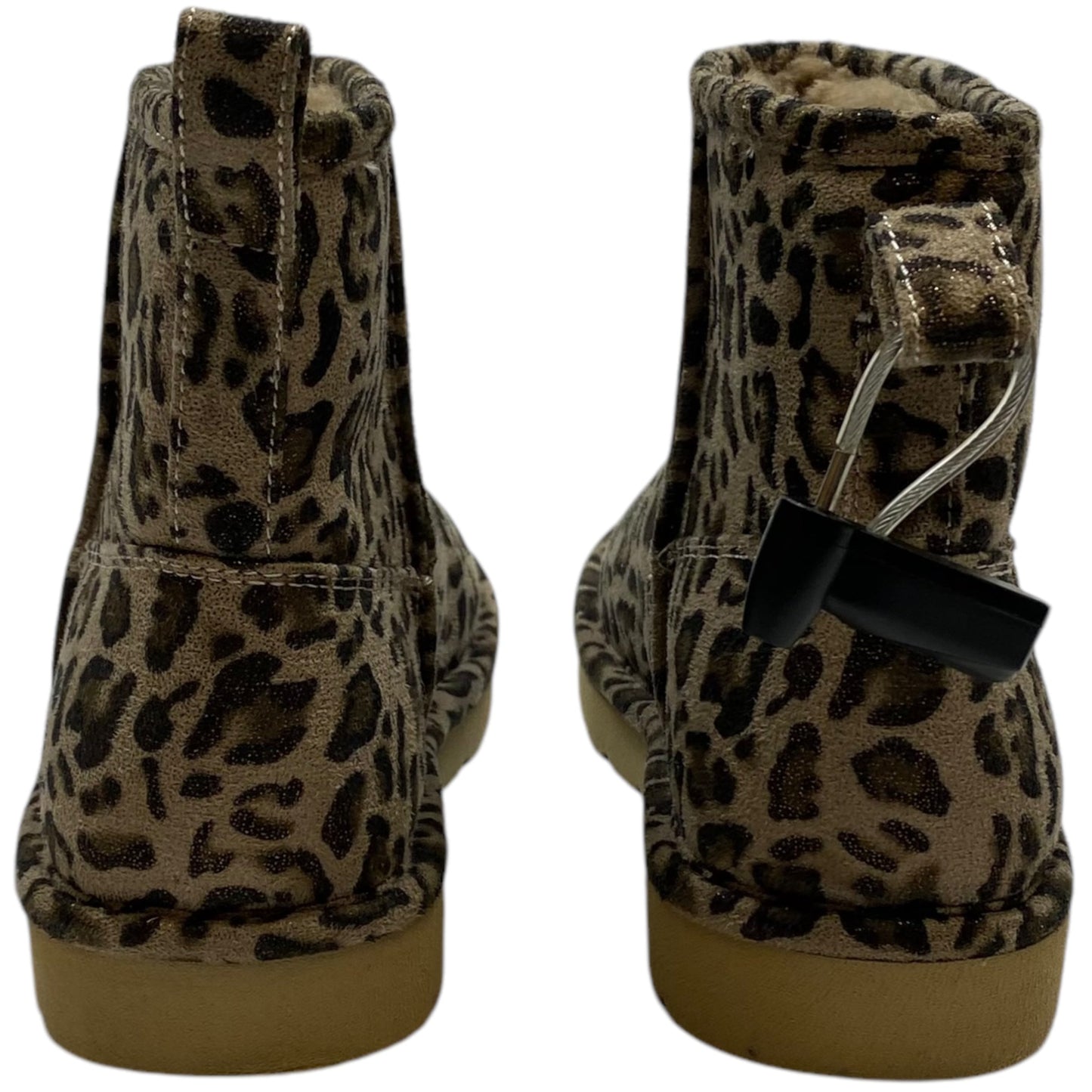 Boots Ankle Flats By Xappeal In Animal Print, Size: 6