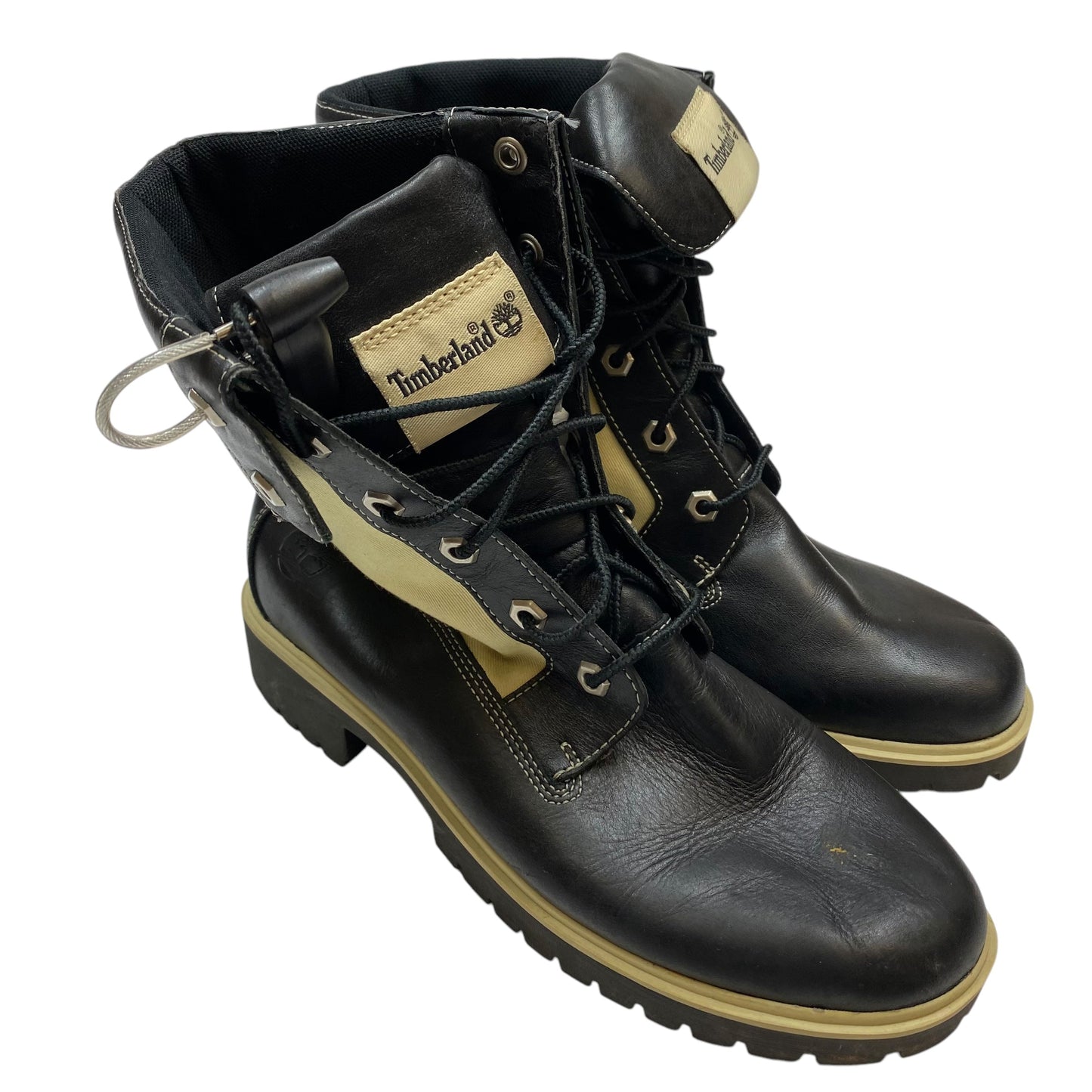 Boots Combat By Timberland In Black & Tan, Size: 8