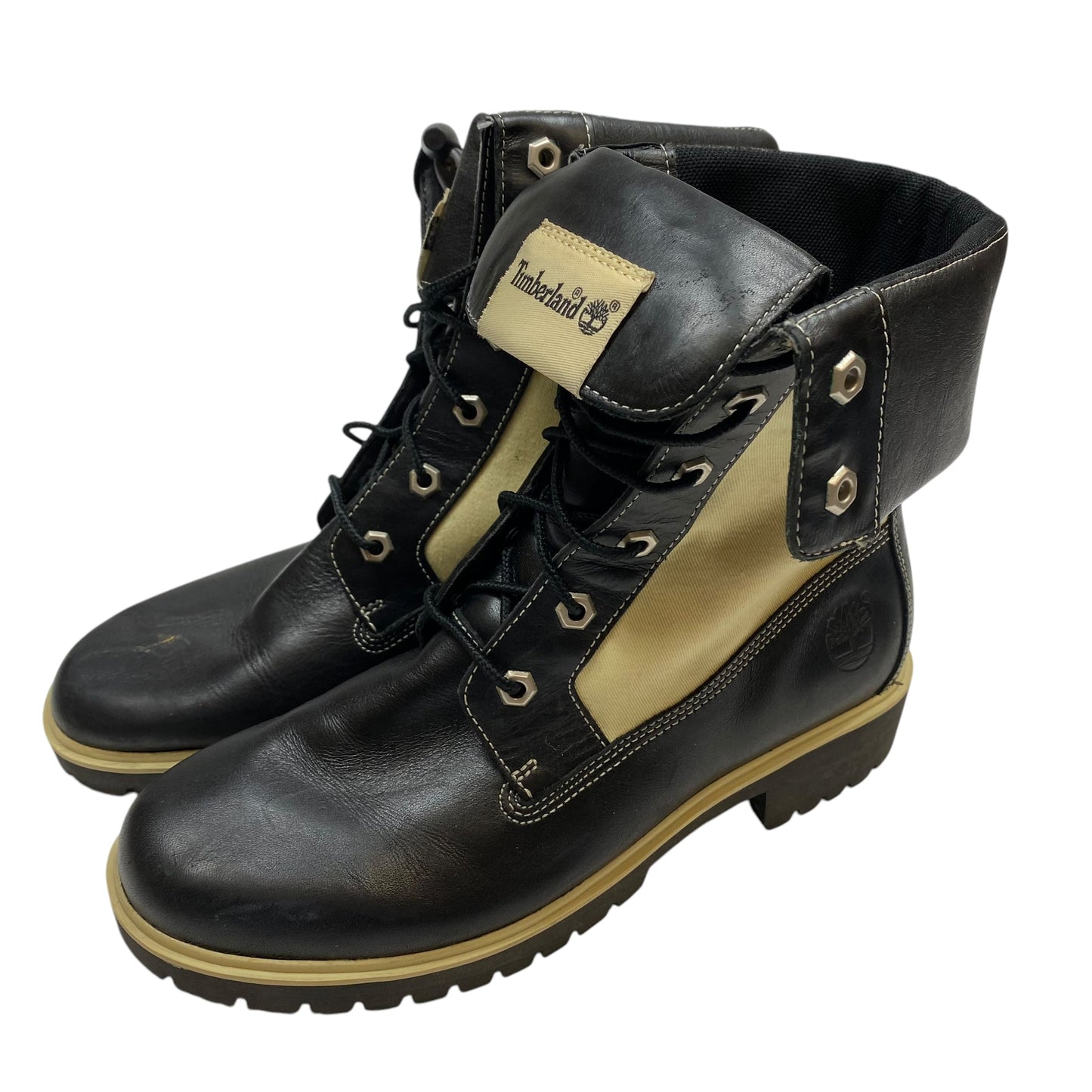 Boots Combat By Timberland In Black & Tan, Size: 8