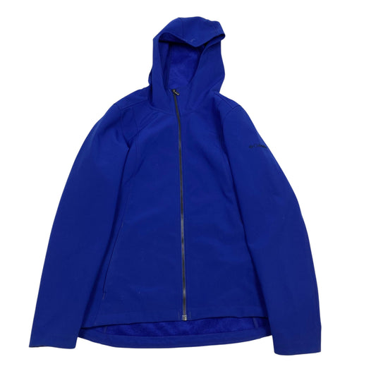 Jacket Windbreaker By Columbia In Blue, Size: M