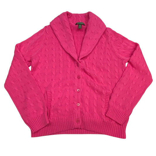 Sweater By Lauren By Ralph Lauren In Pink, Size: Xl