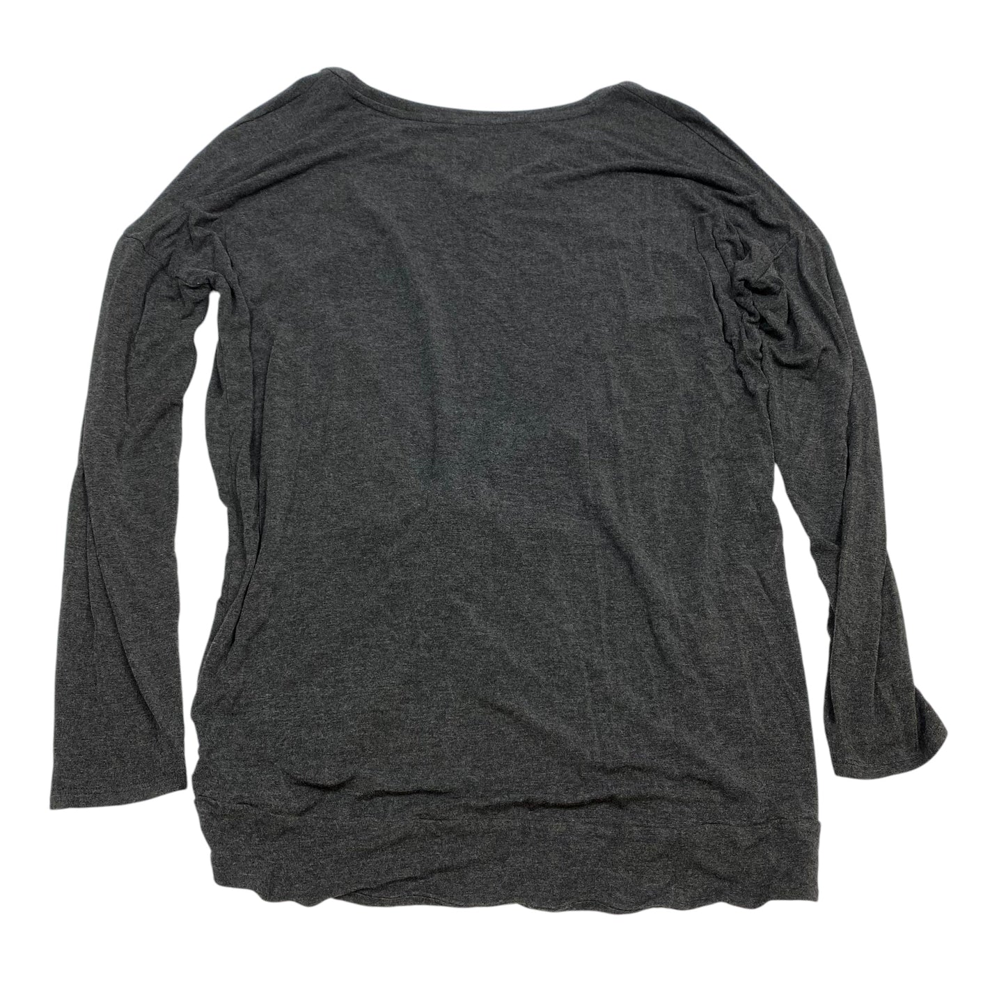 Top Long Sleeve Basic By Express In Grey, Size: M