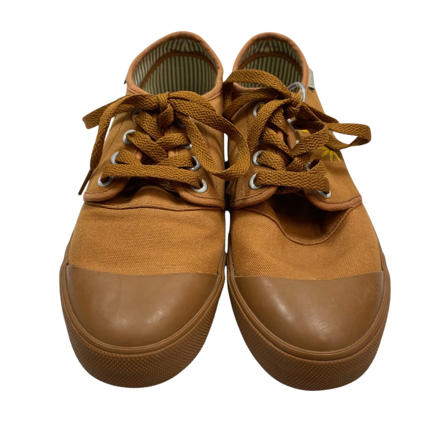 Shoes Sneakers By Bangs In Tan, Size: 7