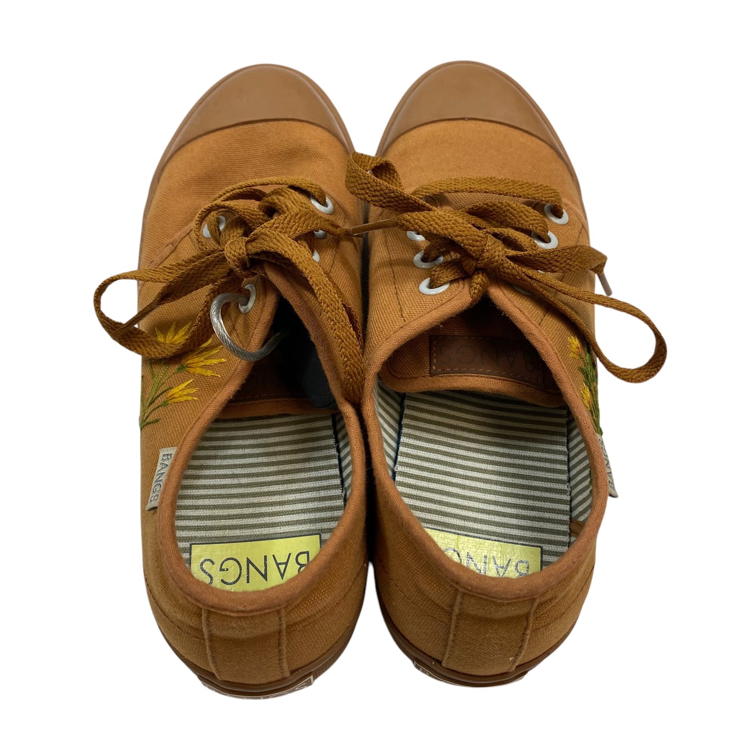 Shoes Sneakers By Bangs In Tan, Size: 7