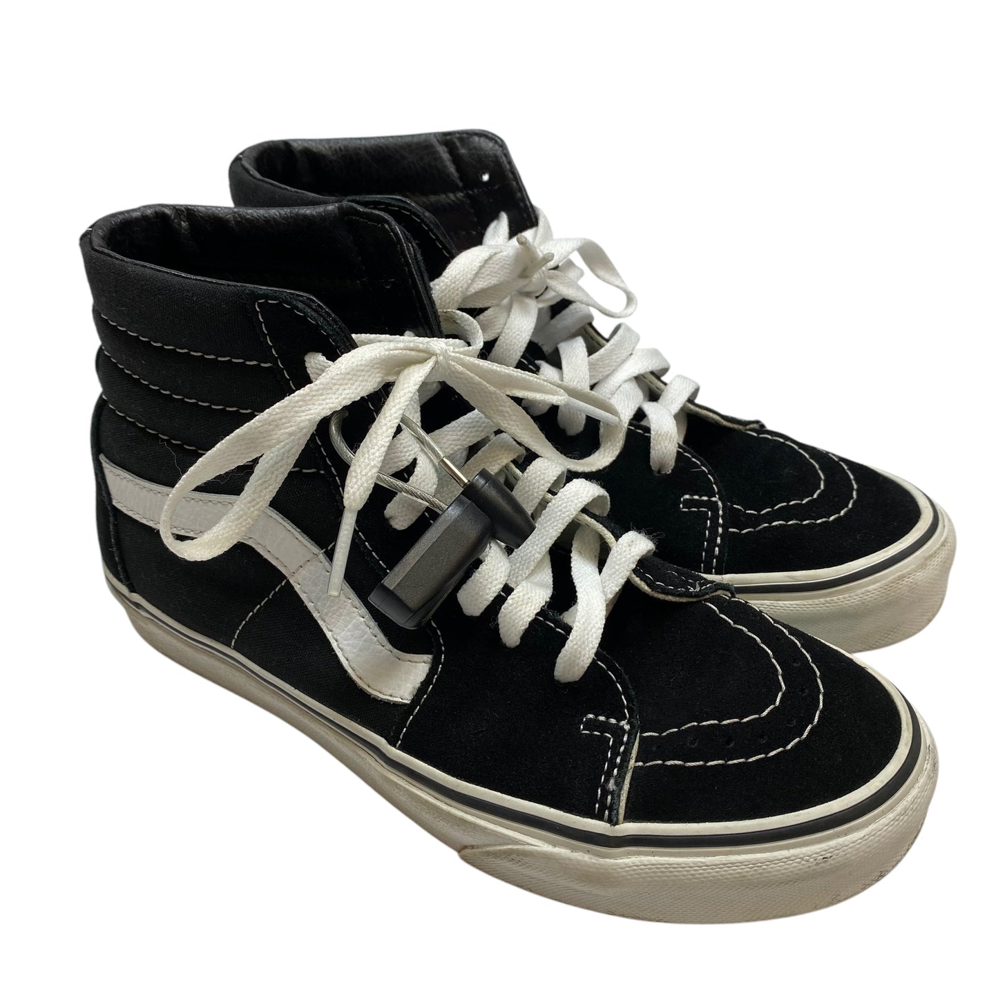 Shoes Sneakers By Vans In Black, Size: 7