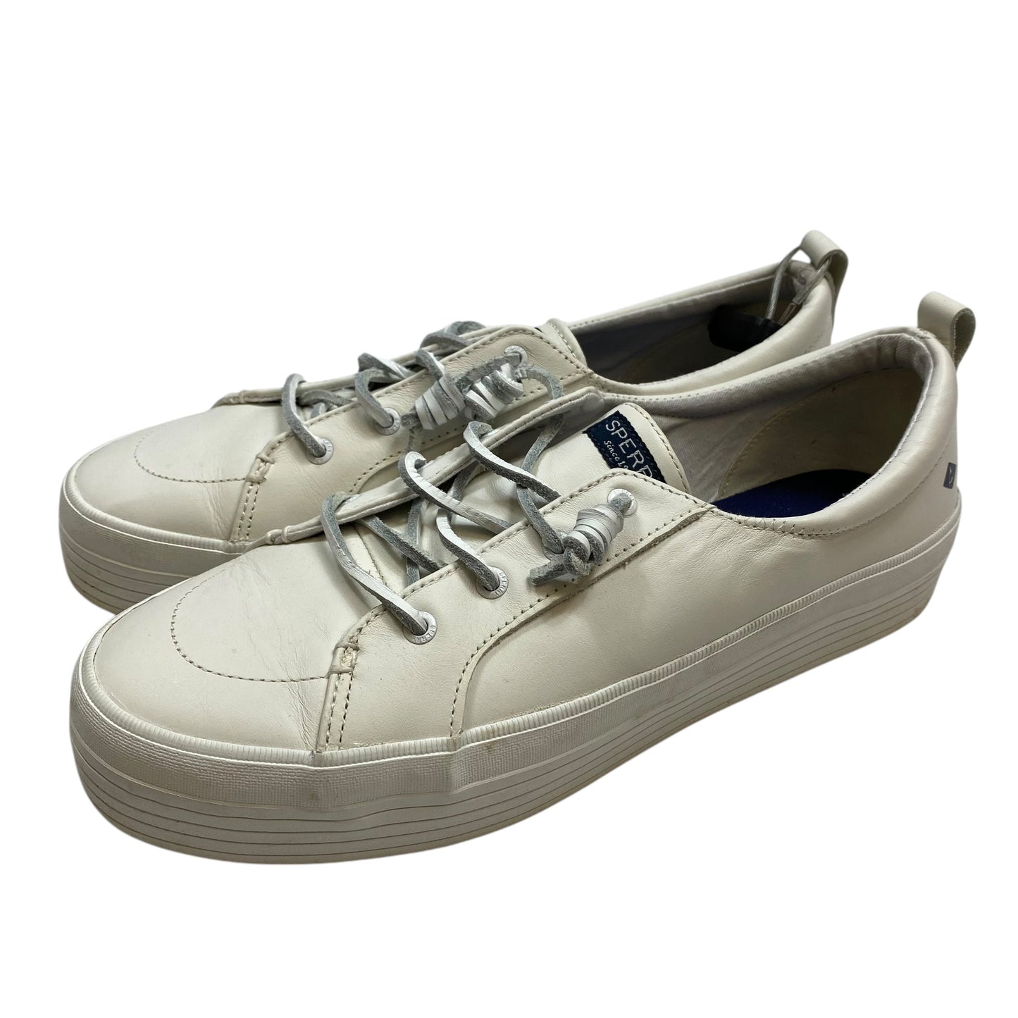 Shoes Flats By Sperry In White, Size: 12