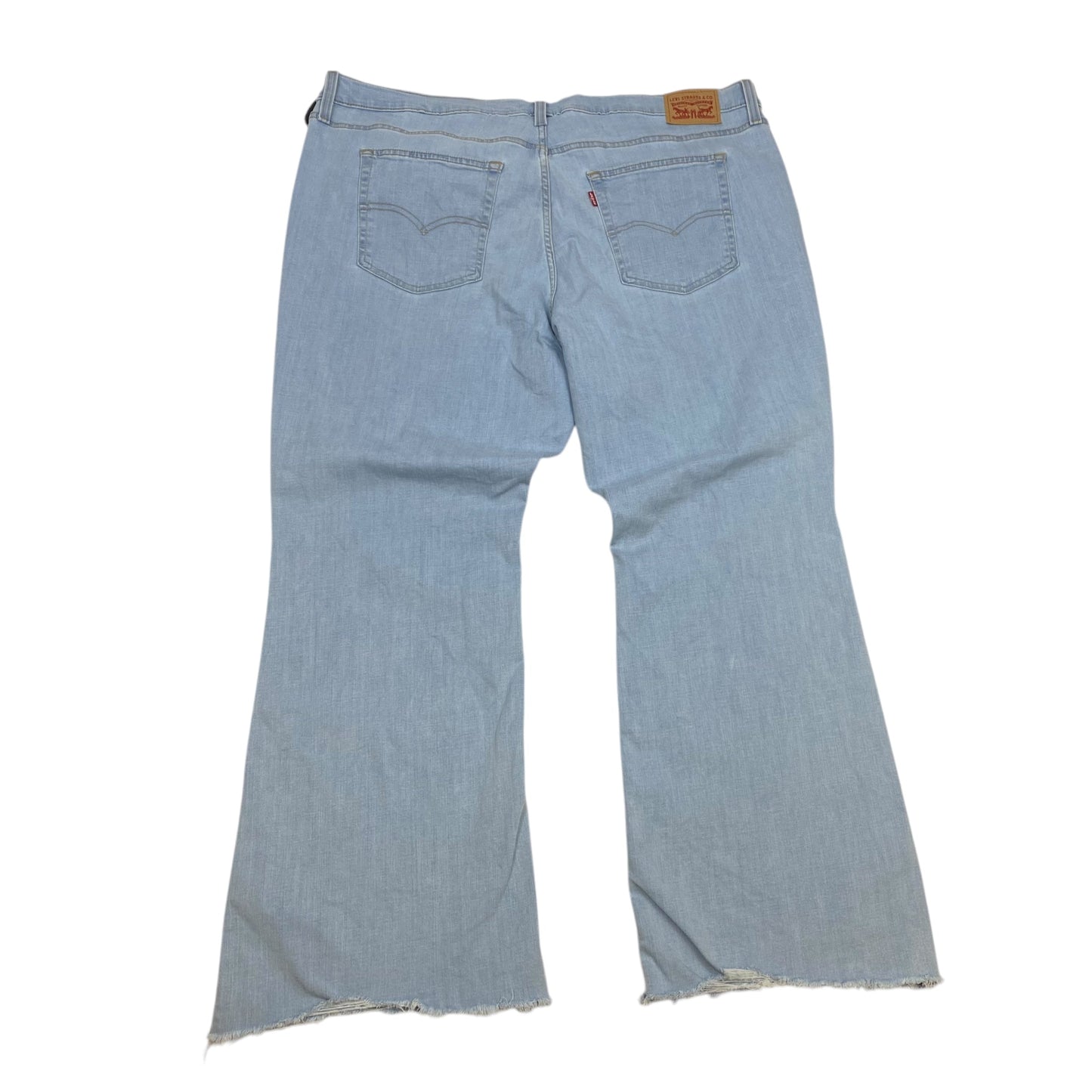 Jeans Flared By Levis In Blue Denim, Size: 22