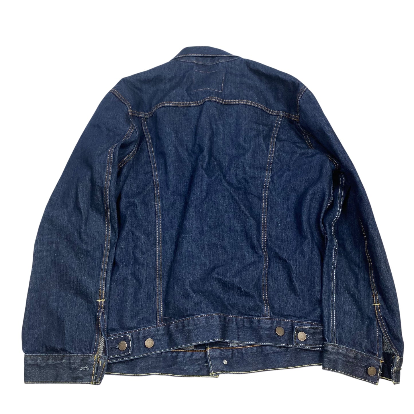 Jacket Denim By Levis In Blue Denim, Size: Xl