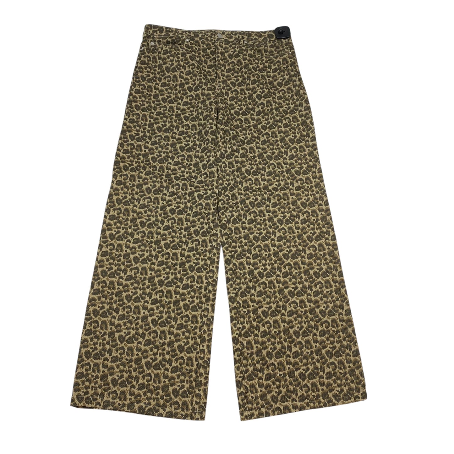 Jeans Wide Leg By Vestique In Animal Print, Size: L