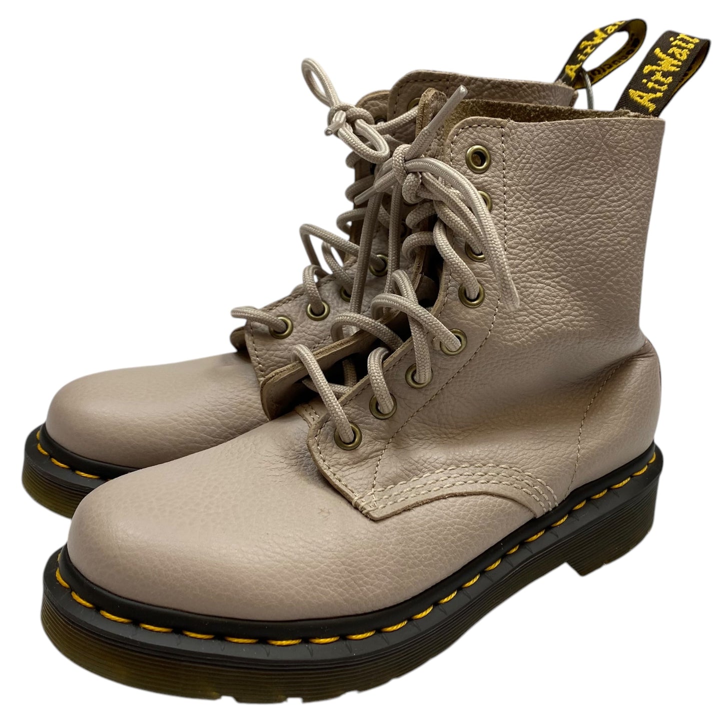 Boots Designer By Dr Martens In Cream, Size: 5