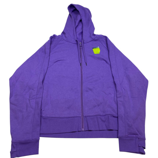 Athletic Jacket By Tek Gear In Purple, Size: Xxl