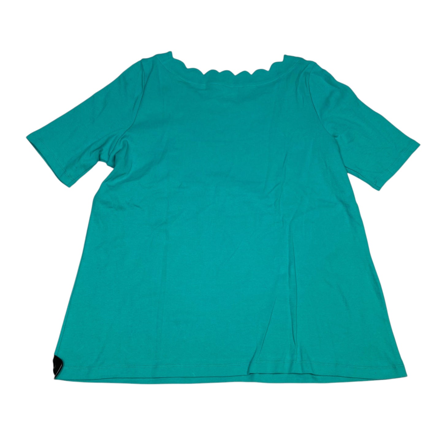 Top Short Sleeve By Kim Rogers In Green, Size: Xl