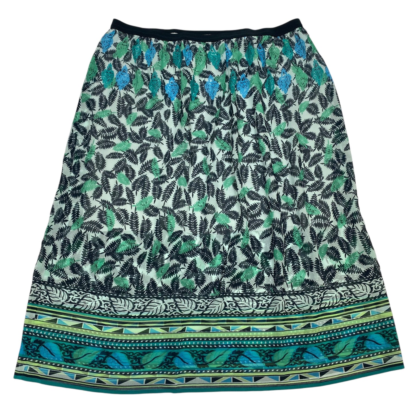 Skirt Midi By J. Jill In Green, Size: Lp