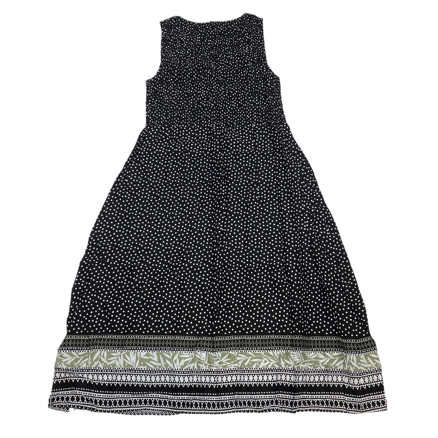 Dress Casual Midi By Croft And Barrow In Black, Size: Xl