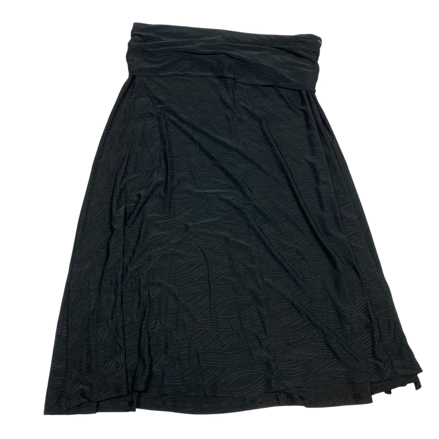 Skirt Midi By Dana Buchman In Black, Size: L