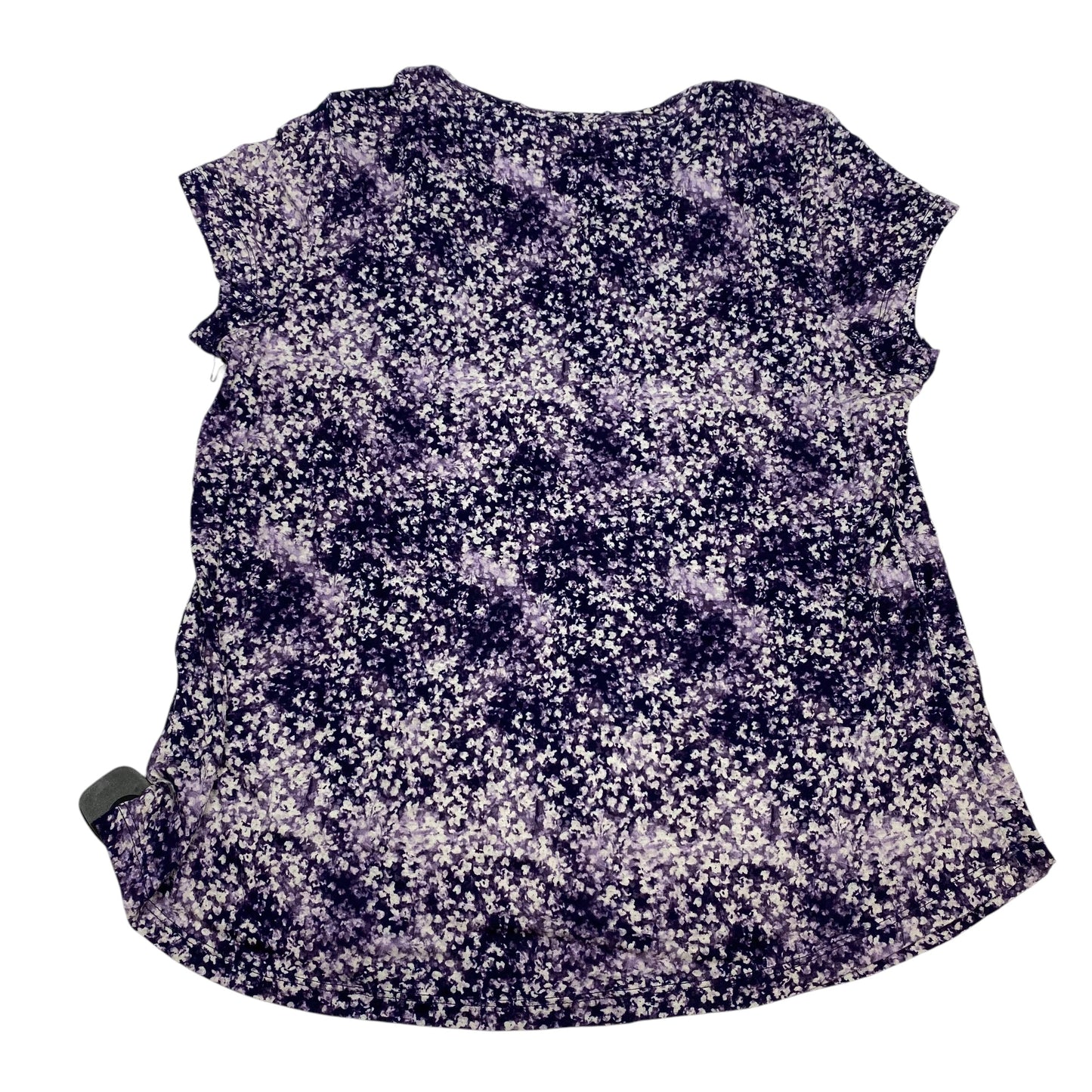 Top Short Sleeve By Simply Vera In Purple, Size: Xl