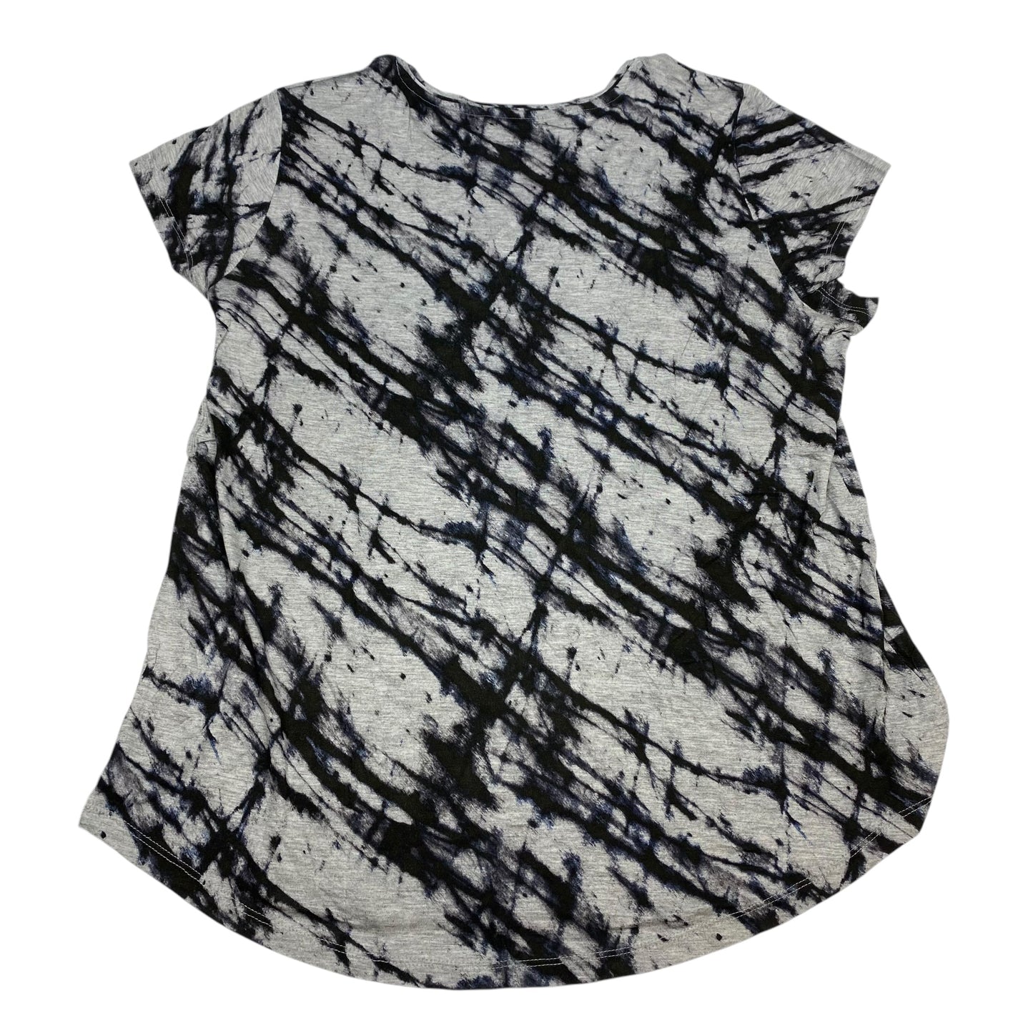 Top Short Sleeve Basic By Simply Vera In Grey, Size: Xl