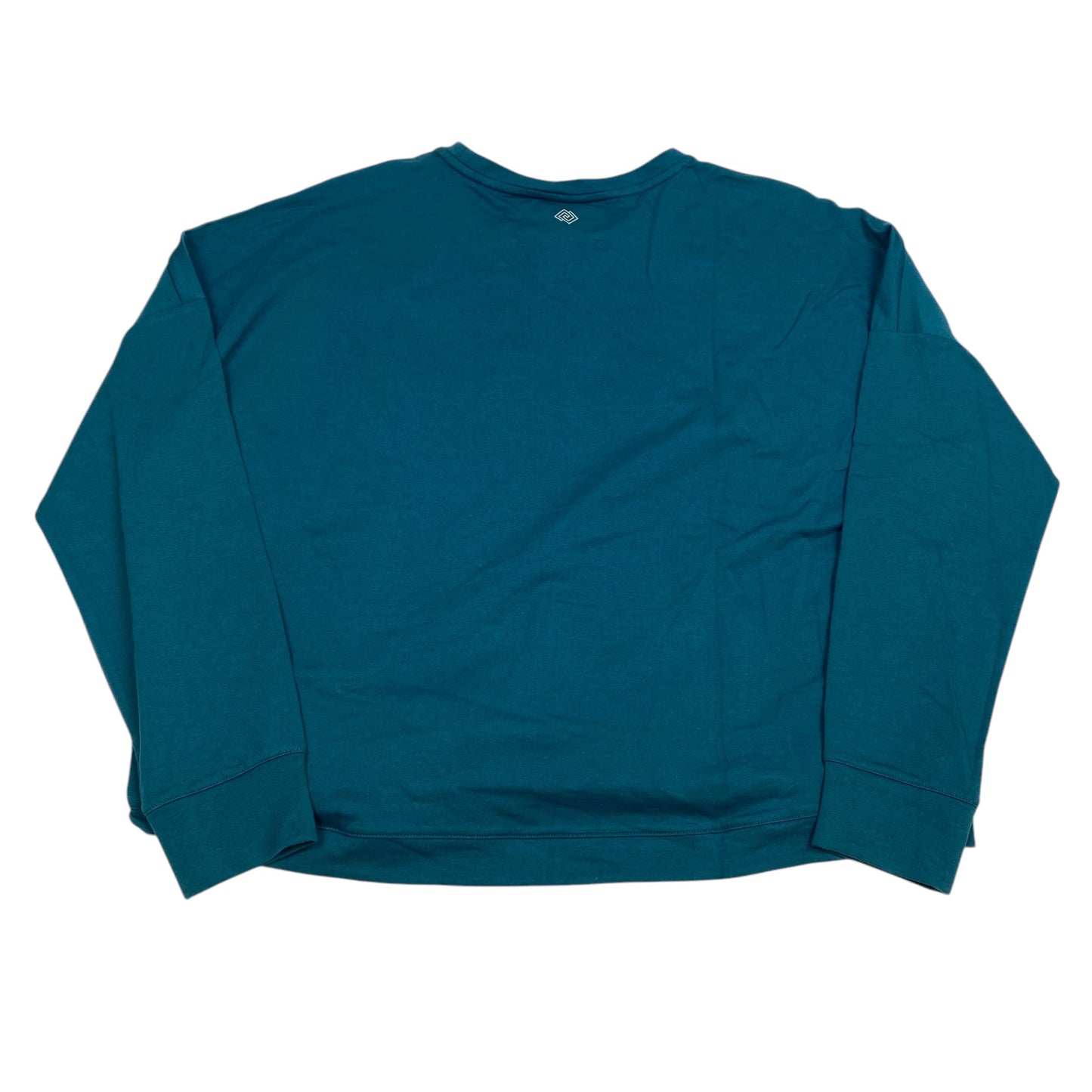 Athletic Top Long Sleeve Crewneck By Zelos In Green, Size: Xl