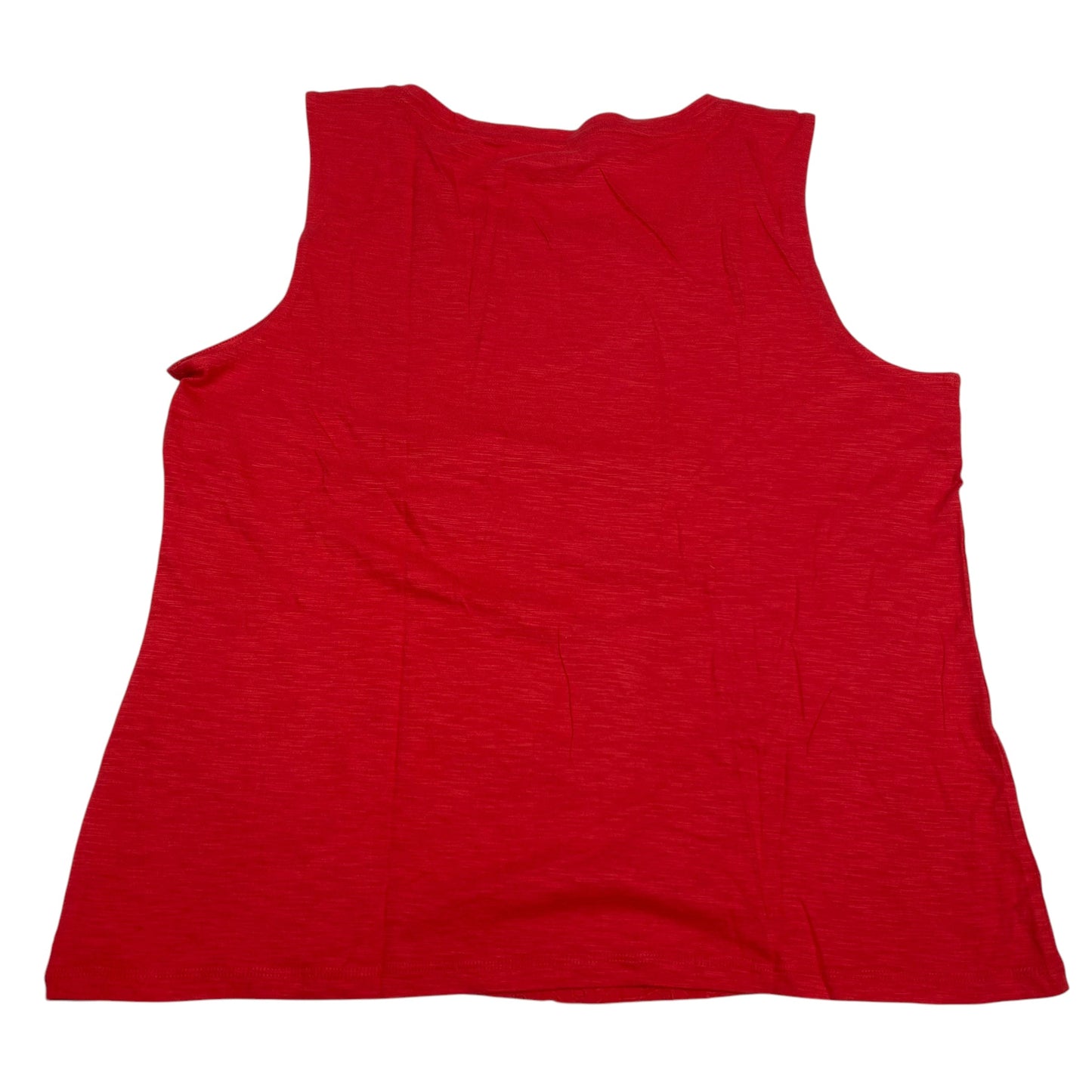 Top Sleeveless By Talbots In Red, Size: Xl