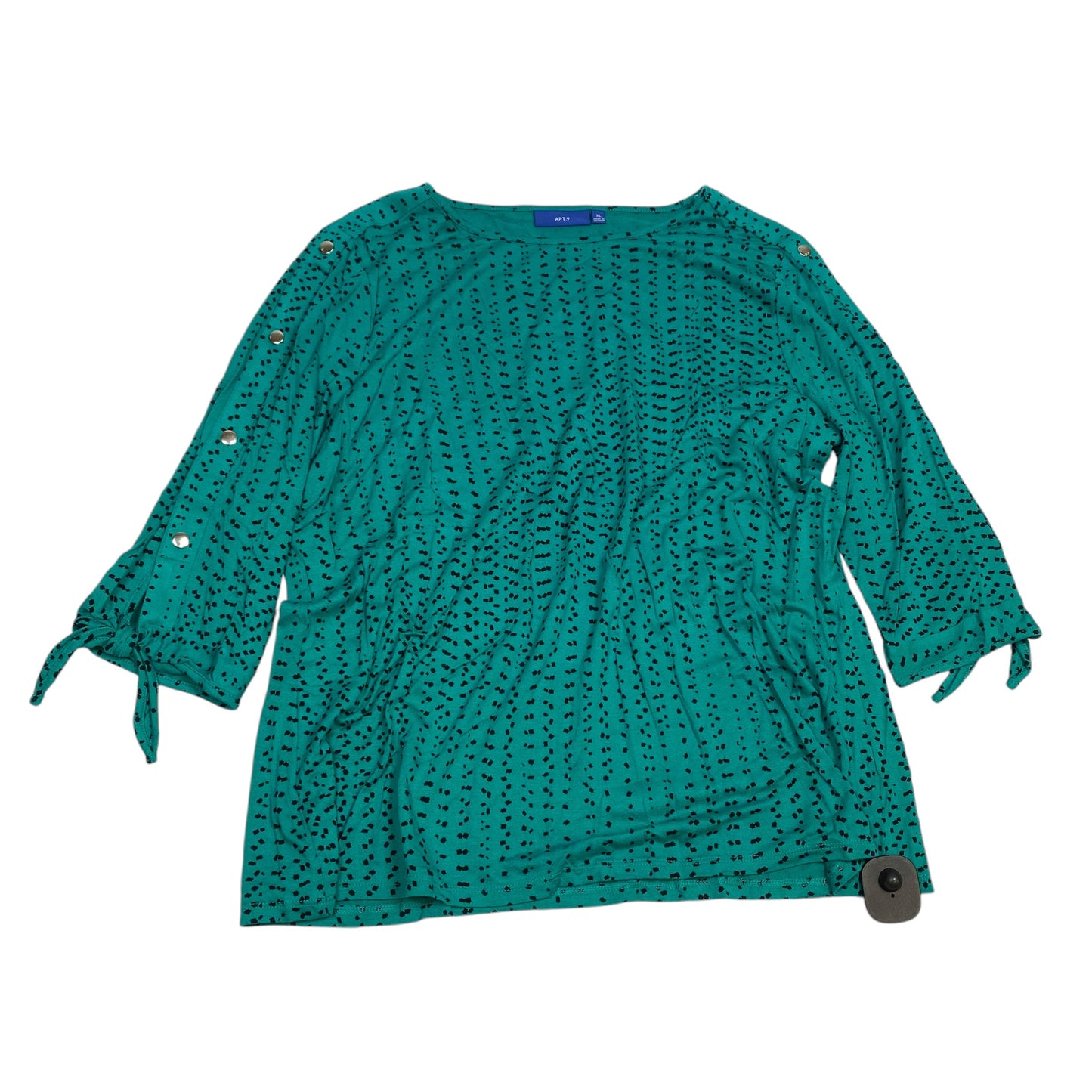 Top 3/4 Sleeve By Apt 9 In Green, Size: Xl