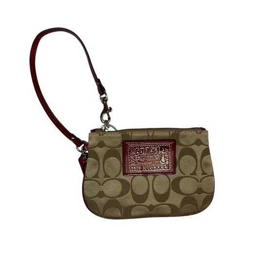 Wristlet Designer By Coach, Size: Small