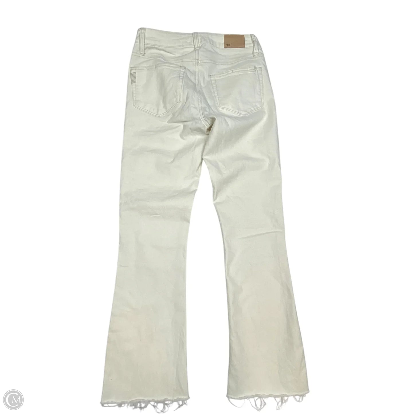 Jeans Designer By Paige In Cream Denim, Size: 2