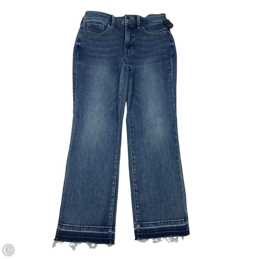 Jeans Straight By Not Your Daughters Jeans In Blue Denim, Size: 2p