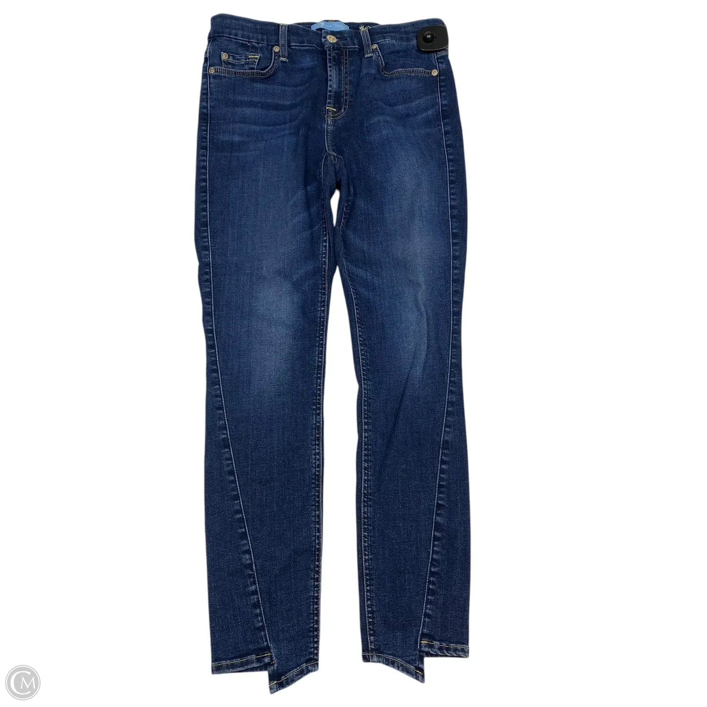 Jeans Designer By 7 For All Mankind In Blue Denim, Size: 6