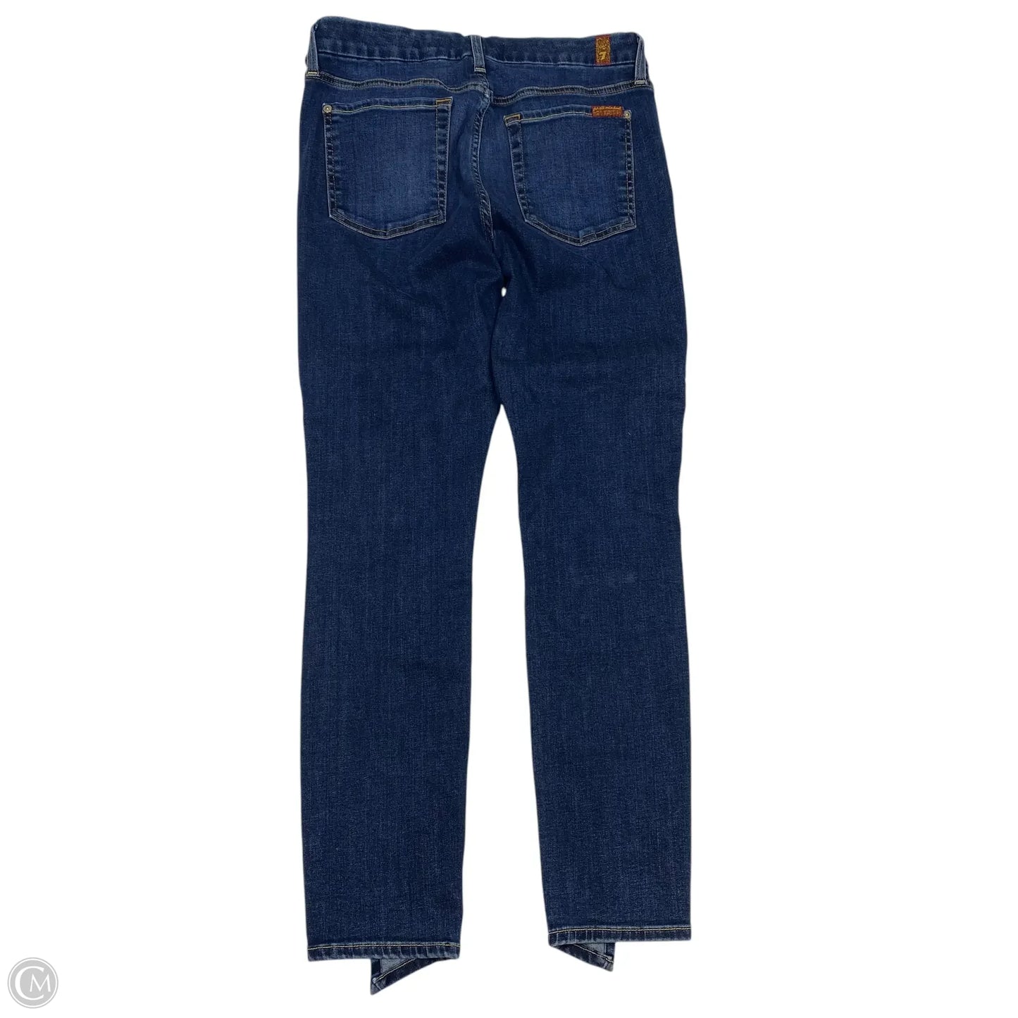 Jeans Designer By 7 For All Mankind In Blue Denim, Size: 6