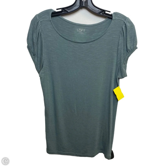 Top Short Sleeve By Loft In Green, Size: Xl