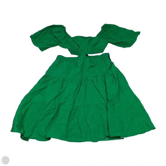 Dress Casual Short By She + Sky In Green, Size: L