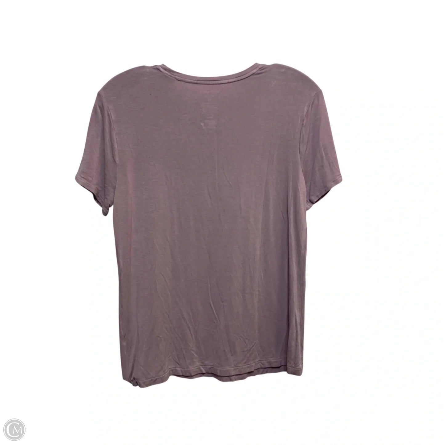 Top Short Sleeve Basic By Nine West Apparel In Purple, Size: M