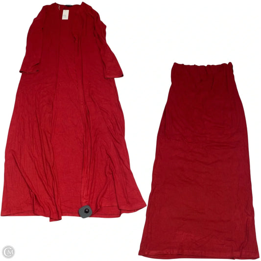 Dress Set 2pc By Strut & Bolt In Red, Size: 2x