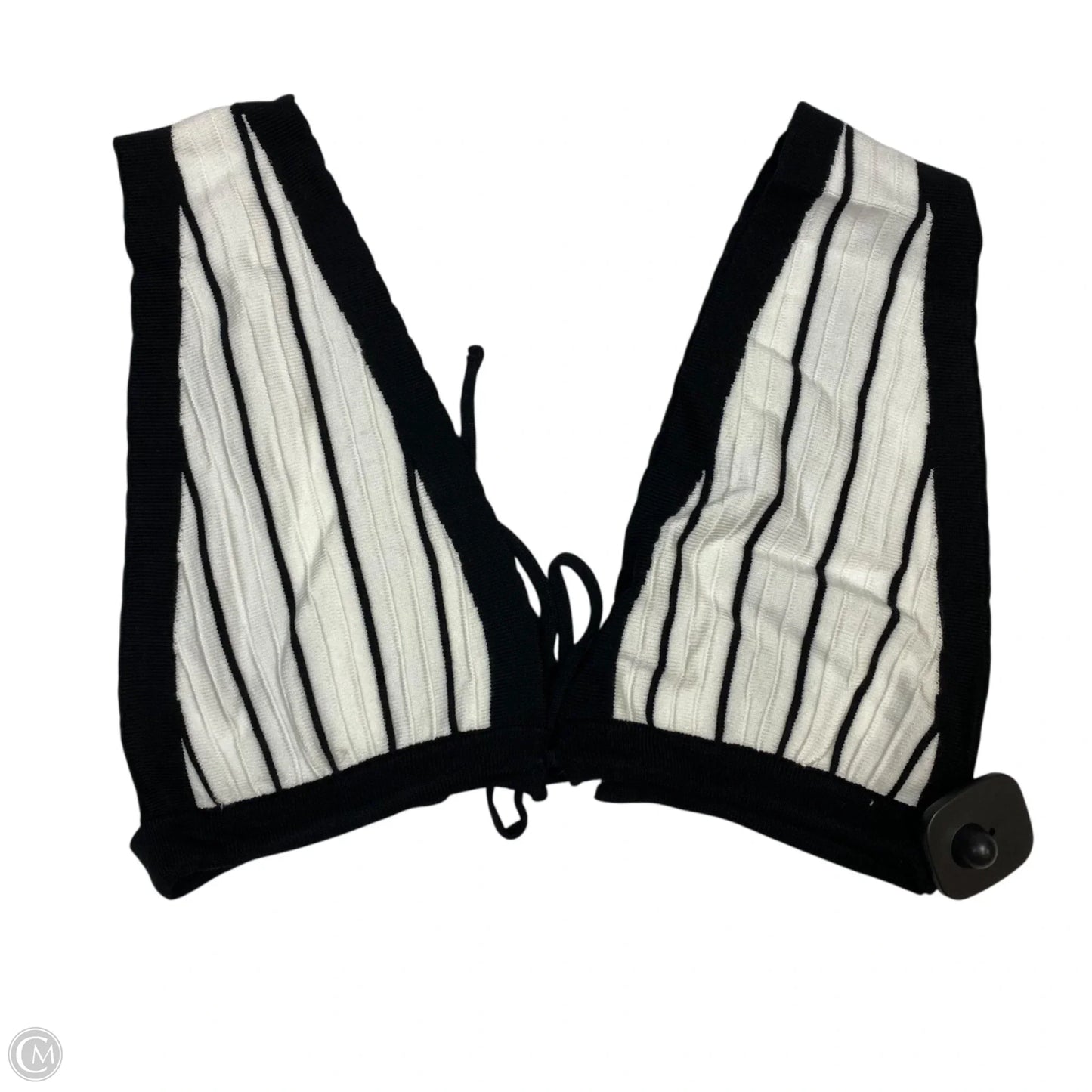 Skirt Set 2pc By Shein In Black & White, Size: 1x