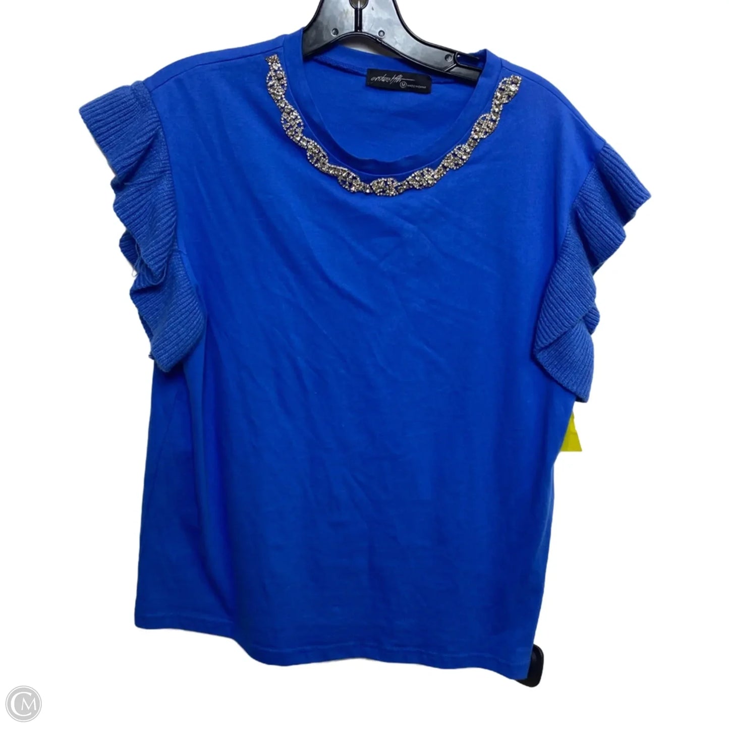 Top Sleeveless By On Twelfth In Blue, Size: M