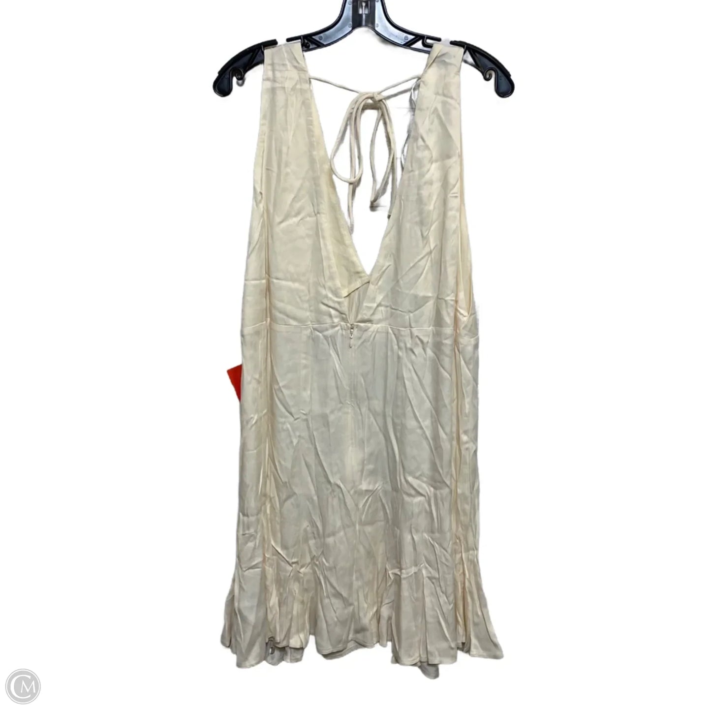 Dress Casual Short By H&m In Cream, Size: Xxl