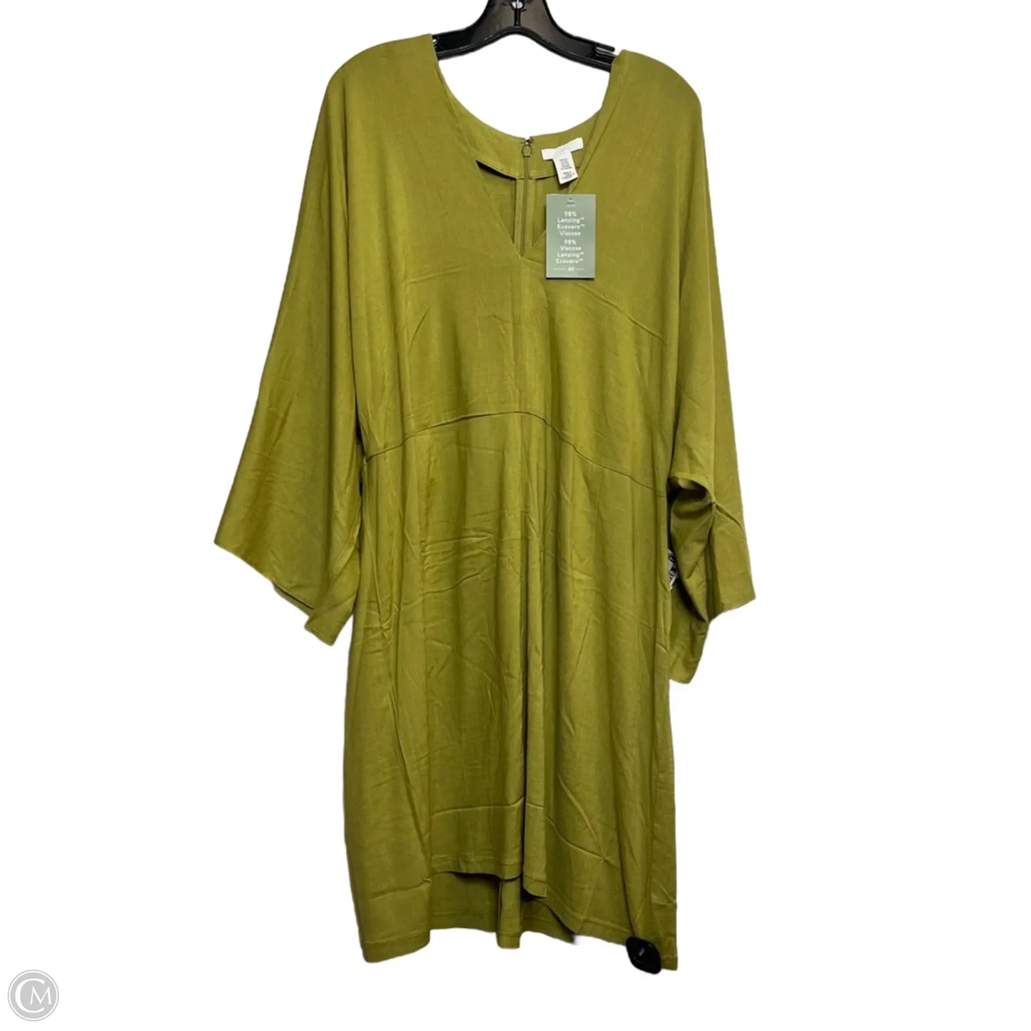 Dress Casual Short By H&m In Green, Size: Xl