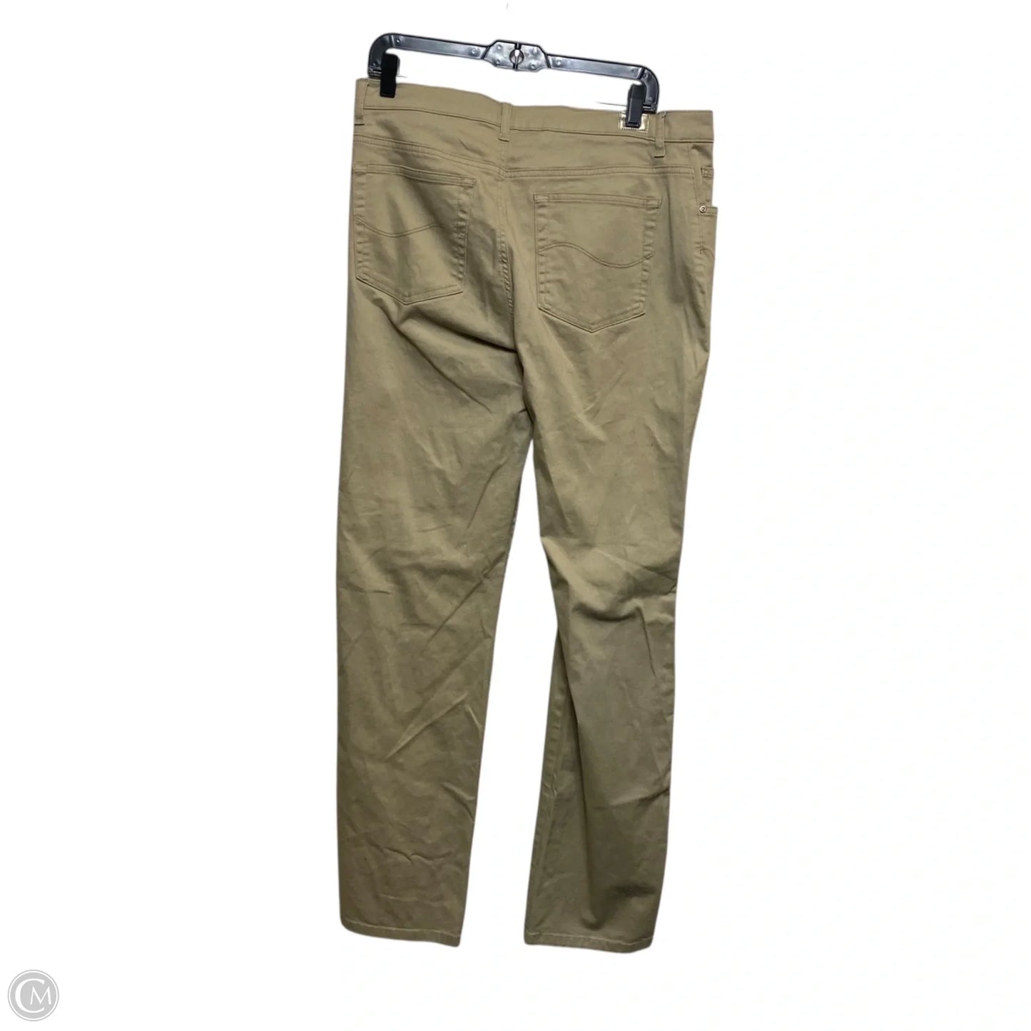 Jeans Straight By Lee In Tan Denim, Size: 14l