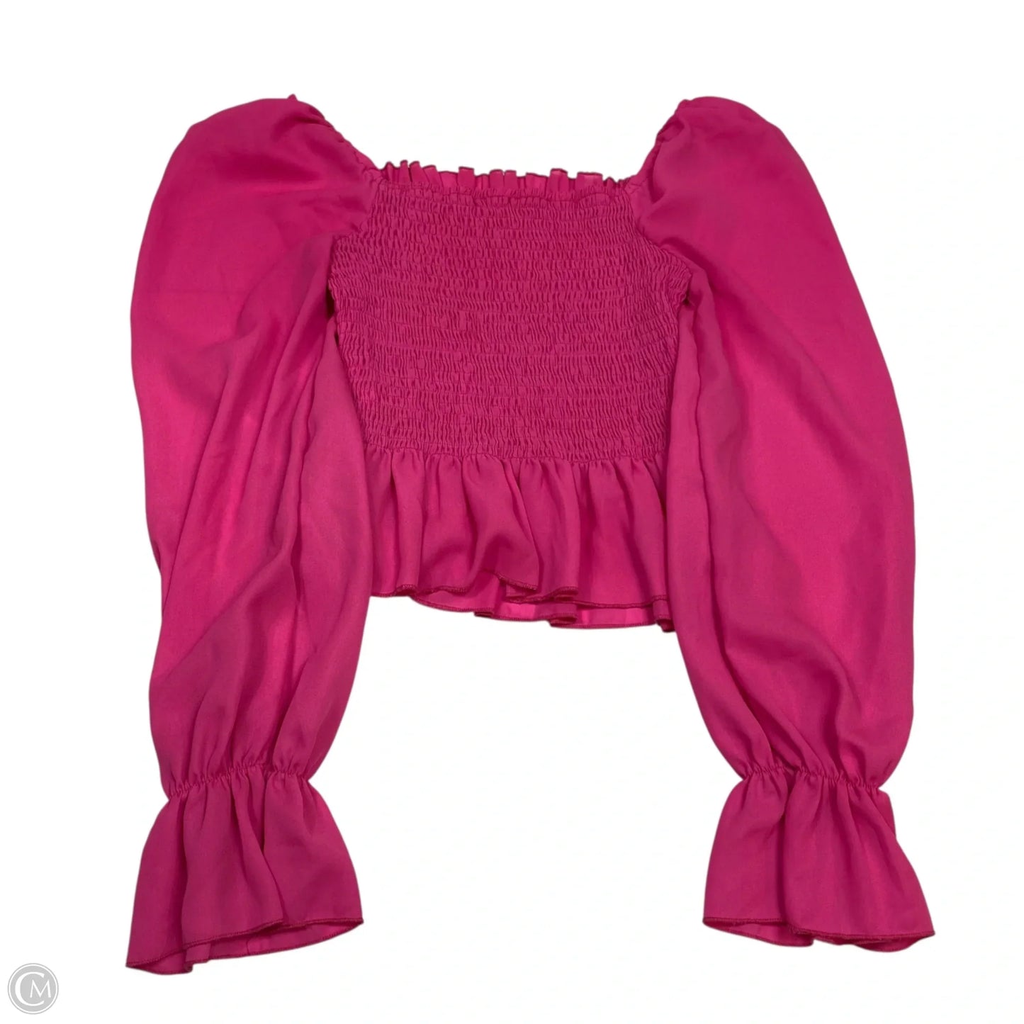 Top Long Sleeve By Shein In Pink, Size: S