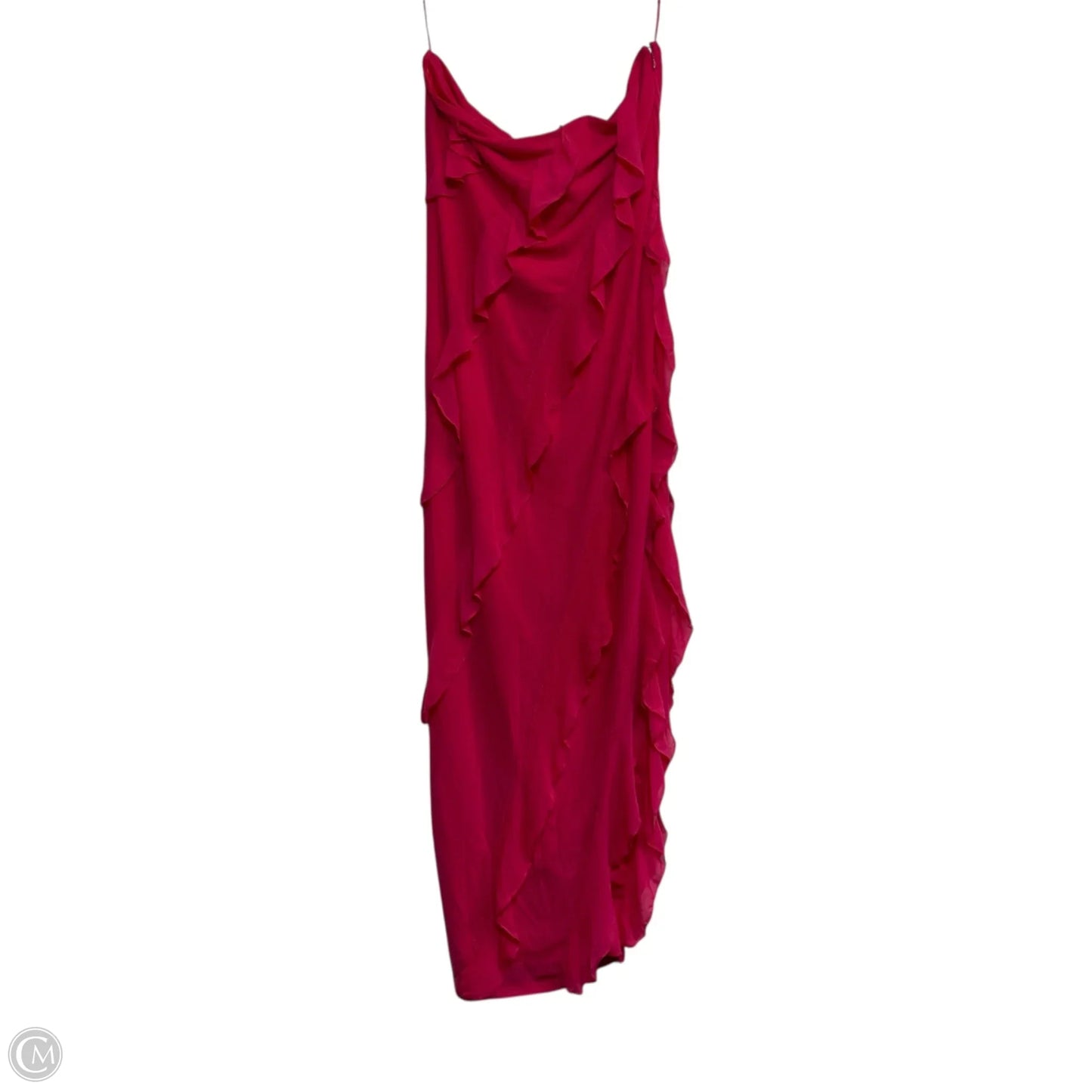 Dress Party Midi By Fashion Nova In Pink, Size: 2x