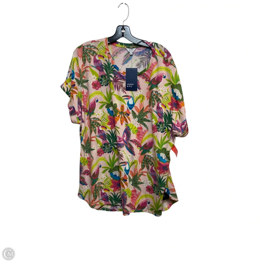 Top Short Sleeve By Crown And Ivy In Pink, Size: 2x