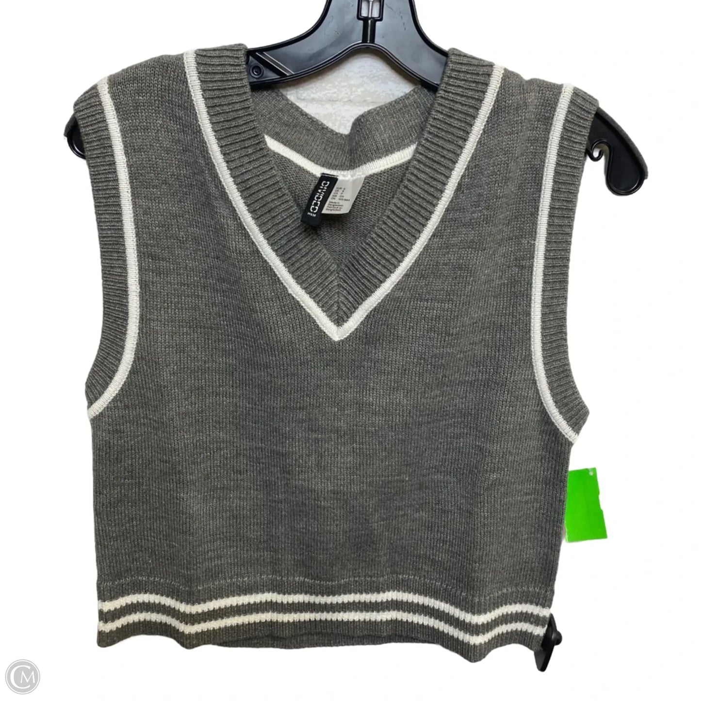 Vest Sweater By Divided In Grey, Size: S