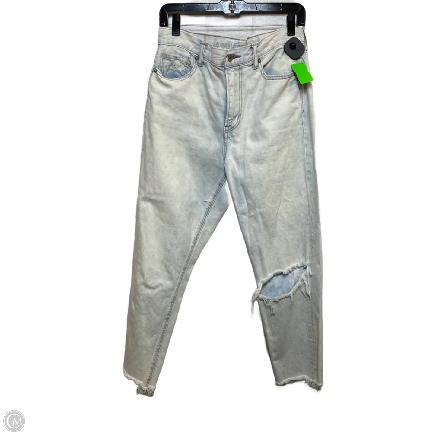 Jeans Boyfriend By American Eagle In Blue Denim, Size: 8