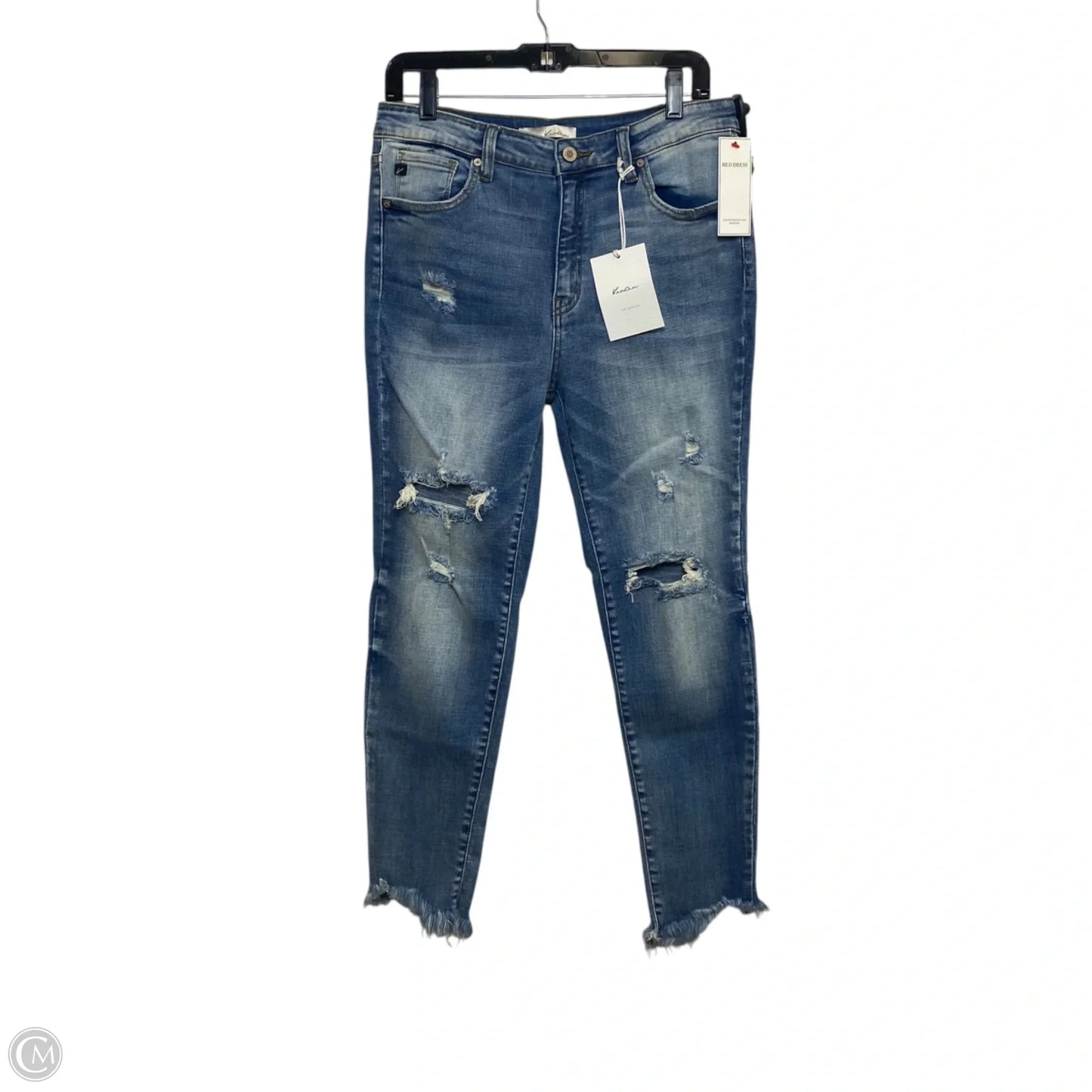 Jeans Skinny By Kancan In Blue Denim, Size: 10