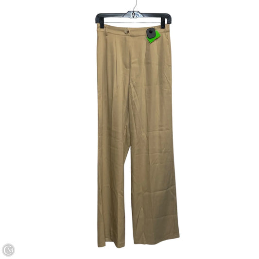 Pants Wide Leg By Shein In Tan, Size: 4