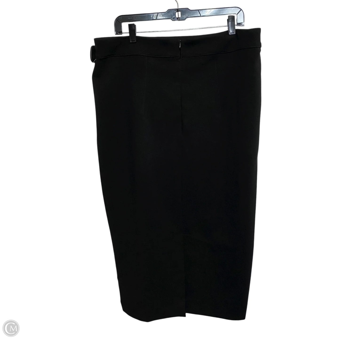 Skirt Midi By Tommy Hilfiger In Black, Size: Xl