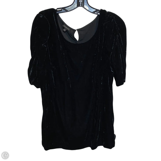 Top Short Sleeve By Talbots In Black, Size: Xl
